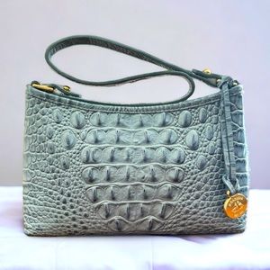 BRAHMIN Mini Y2K Solid Melbourne Blue Shoulder Bag